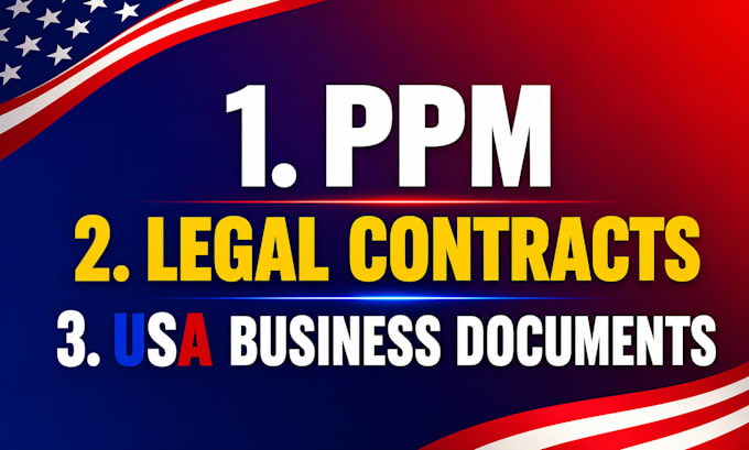 draft a private placement memorandum for investors