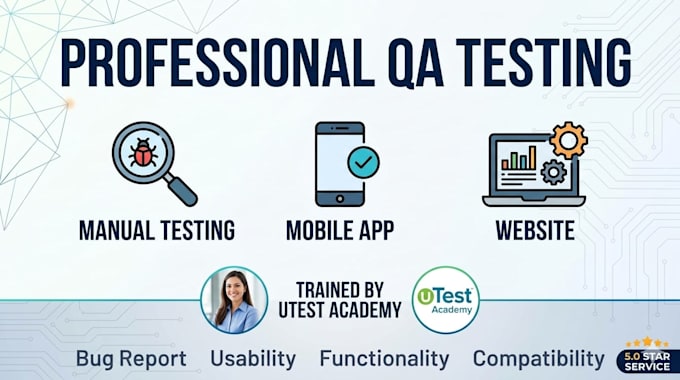 do professional manual and functional testing