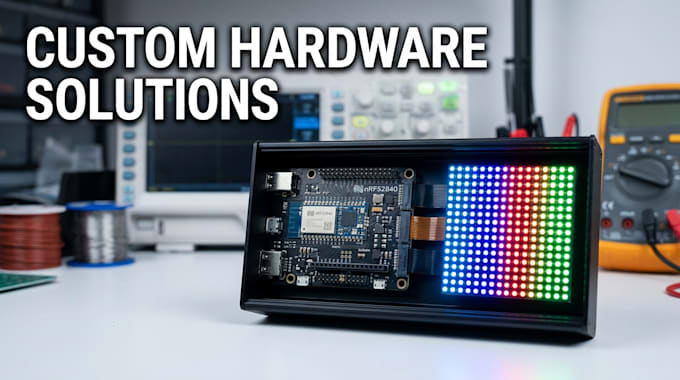 develop custom nrf52840 pcb and macroled hardware solutions