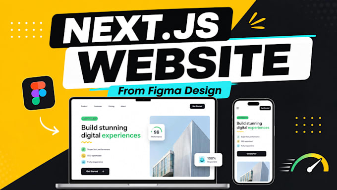 convert figma to next js website