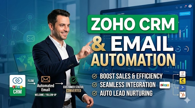 setup zoho CRM integration and zoho campaigns email automation