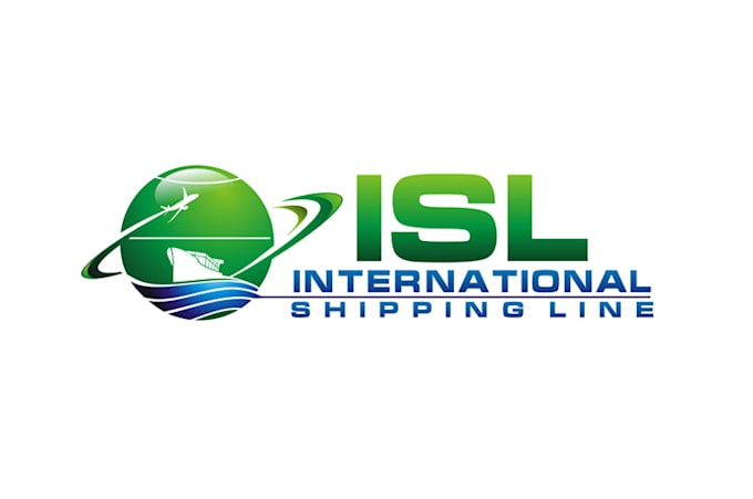 create a modern shipping and freight company logo