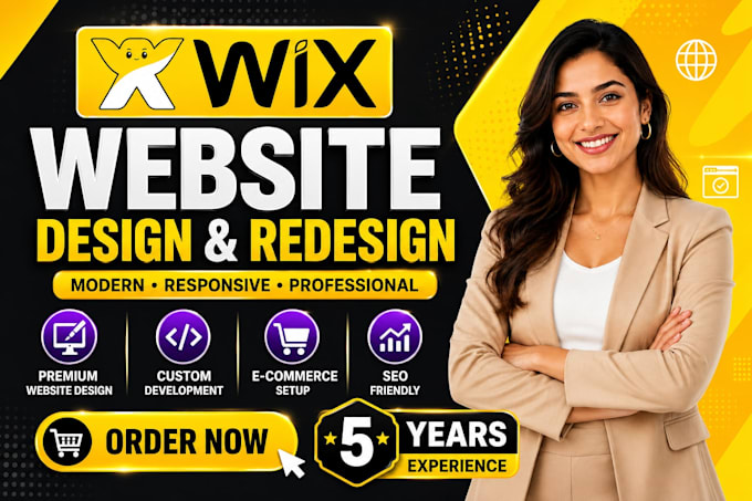 build wix website design, redesign wix website, wix online store, wix developer