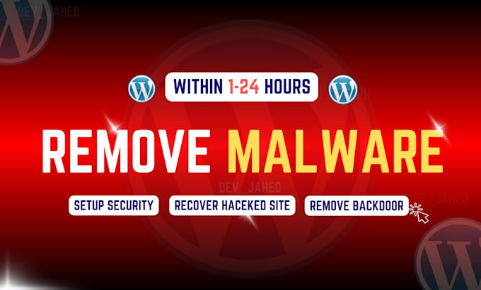 remove malware, backdoors, clean virus, fix hacked wordpress with security
