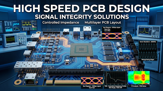 design professional high speed pcb layout and signal integrity solutions