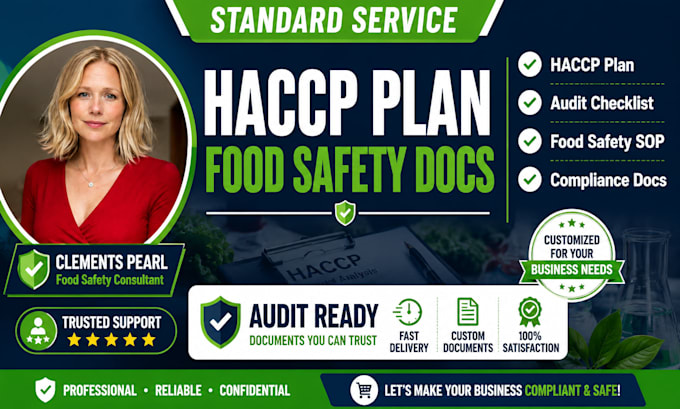 create haccp plan and food safety documents