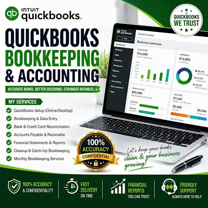 do quickbooks bookkeeping and accounting for your business