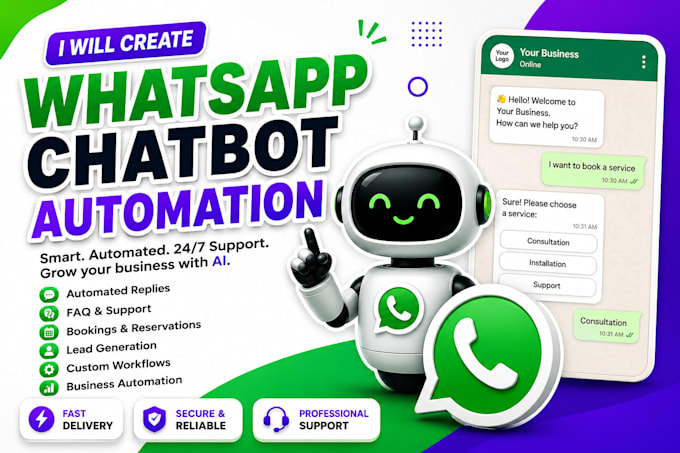 create an ai whatsapp chatbot automation