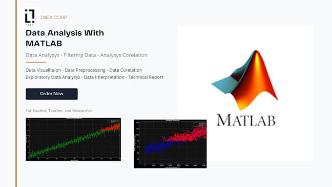 do matlab data analysis for research projects