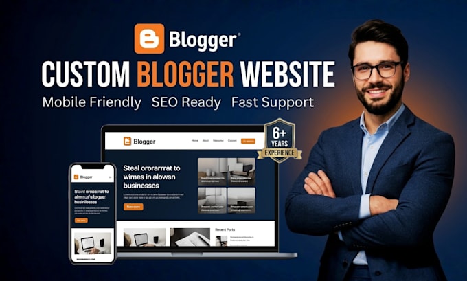 do blogger template customization, fix theme errors within 24 hours