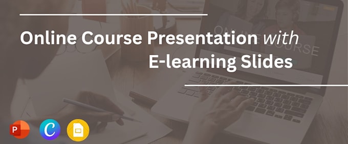 design online course elearning presentation slides for coaches on google slides