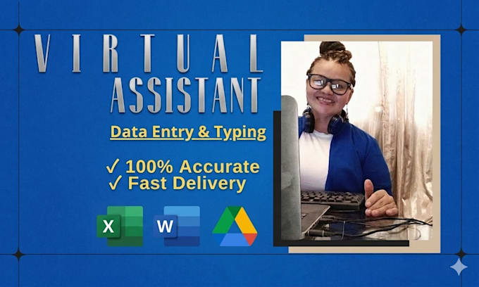 be your expert virtual assistant for data entry and typing tasks