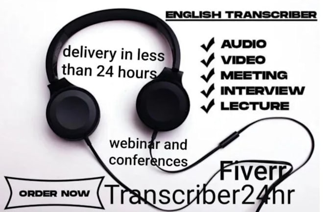 transcribe arabic or english audio or video