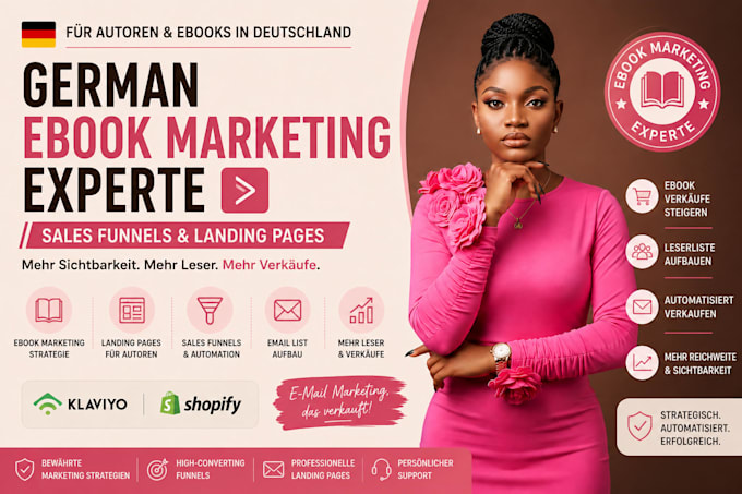 be german ebook marketing expert, ebook sales funnel, landing pages for author