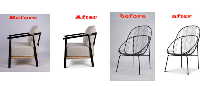 do background, removal, shadow and photo retouching