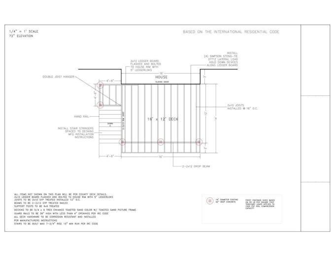 create deck plans for county approval