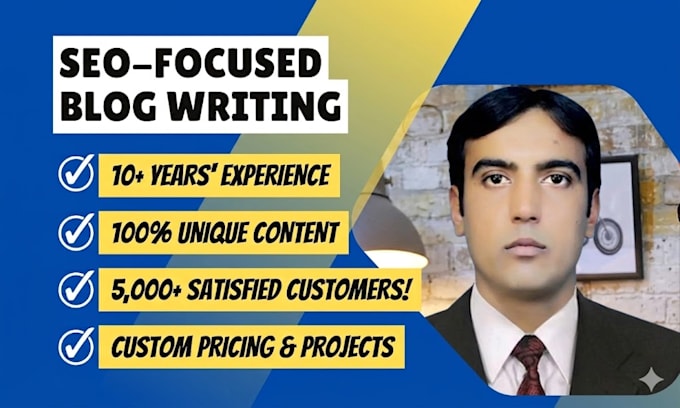 write expert articles, blogs, and video scripts