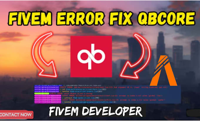 be your legacy fivem developer and fix qbcore, esx, script installation, bug fix