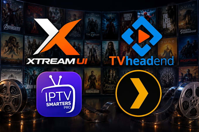 setup iptv server, xtream UI, tvheadend, iptv smarters, and streaming platform