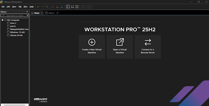 install any linux distribution in virtual machine