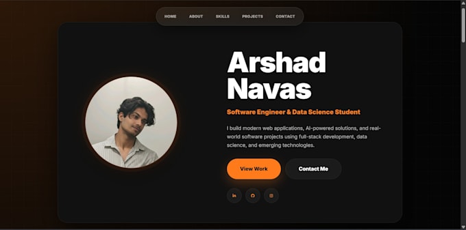 design a professional portfolio website for you