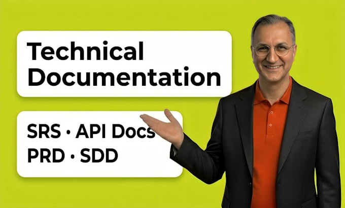 write srs, API documentation, and software technical documentation