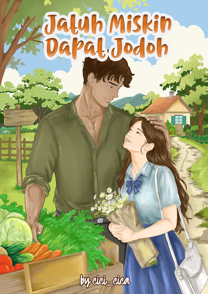 do create a romance novel cover design