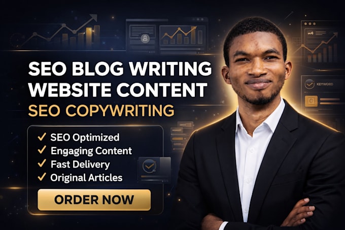 write SEO blog post article website content copywriting and se o web copy writer