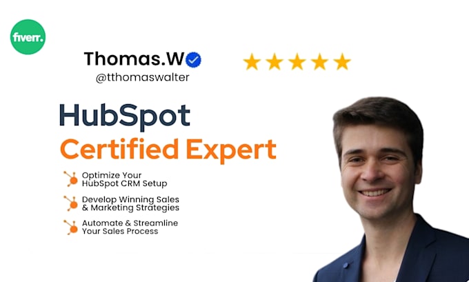 setup hubspot CRM automation workflow and hubspot integration for business