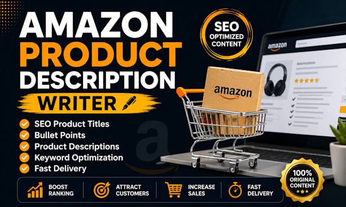write SEO amazon product descriptions and bullet points