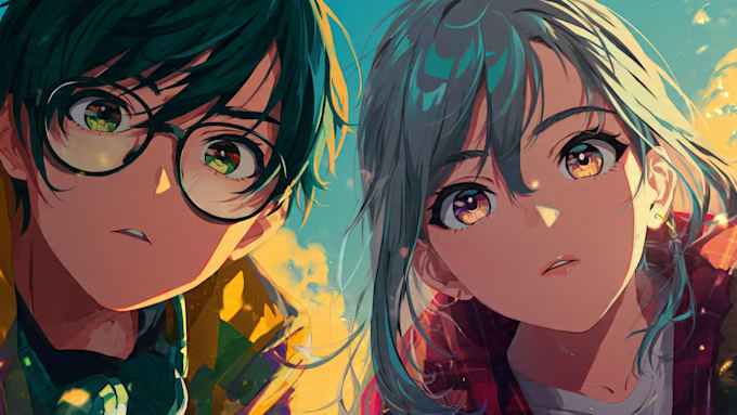 draw anime illustration, vtuber art, visual novel,