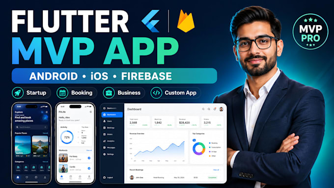 build a flutter firebase mvp mobile app for your startup