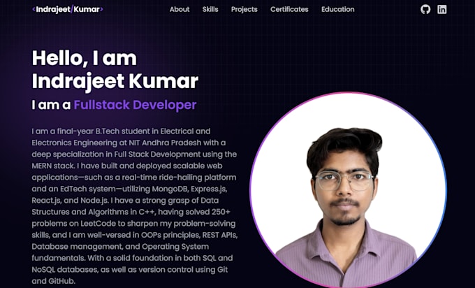 build a custom full stack mern web application