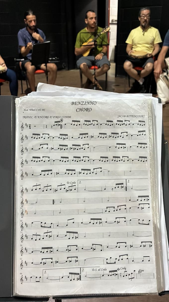 transcricao musical para sax e clarinete
