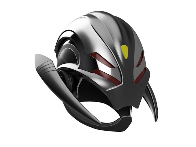 create realistic 3d helmet modeling texturing rendering and animation