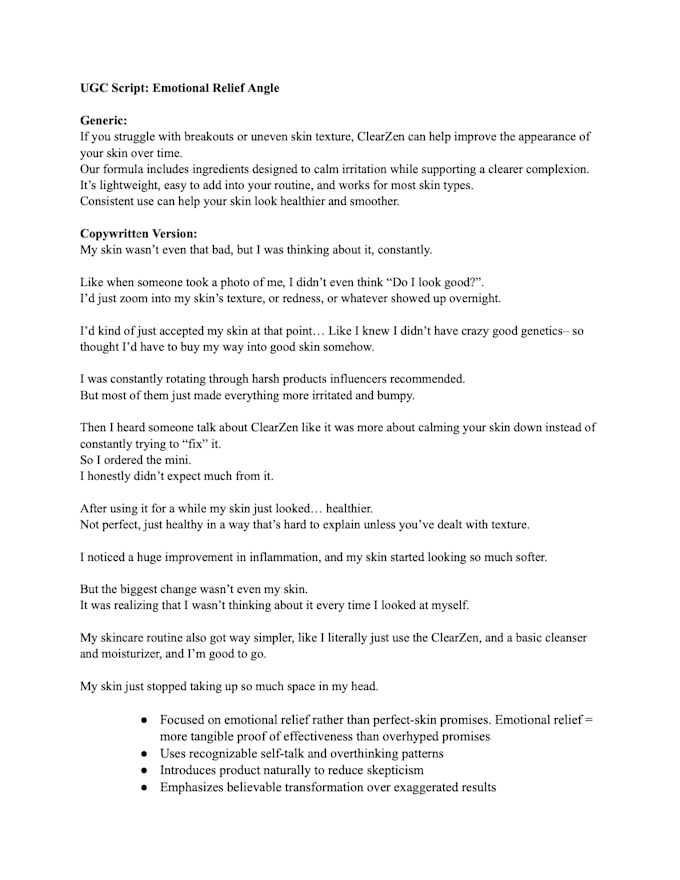 write high converting ugc scripts for tiktok ads
