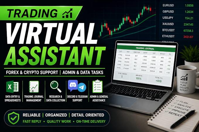 be your trading virtual assistant for forex and crypto tasks