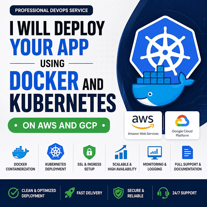 deploy your app using docker and kubernetes