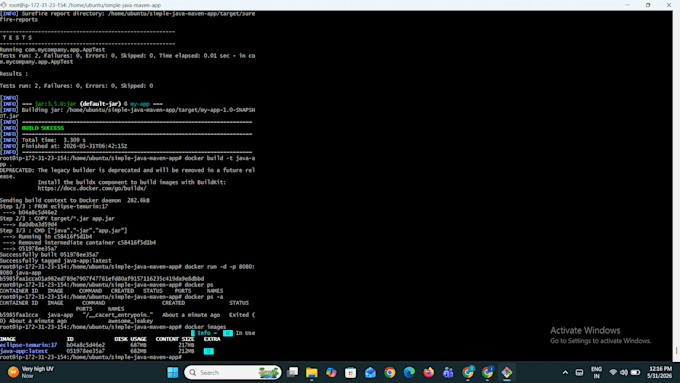 deploy dockerized java application on aws ec2