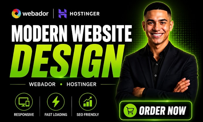 design or redesign a premium webador or hostinger website and ecommerce store