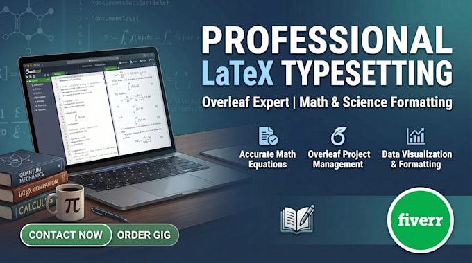 typeset mathematics, physics, and statistics documents in latex
