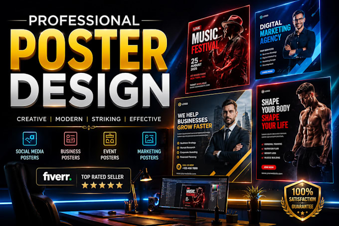 design business and event posters