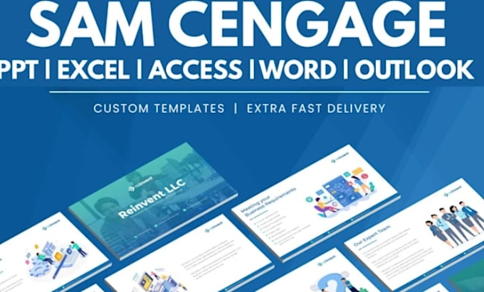 do sam cengage ms excel ,word , powerpoint, access project