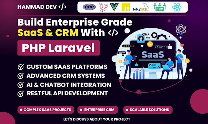 build a professional PHP laravel web application or rest API