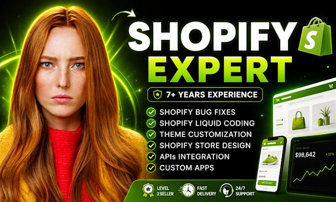 do shopify bug fix, fix shopify issues, shopify custom coding as shopify expert