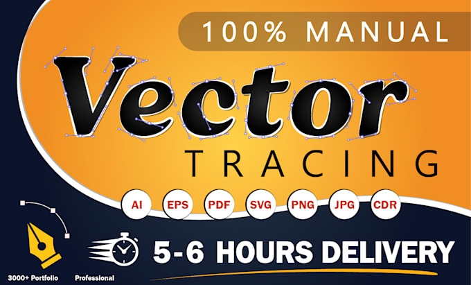 redraw, vectorize, convert logo or graphic to vector