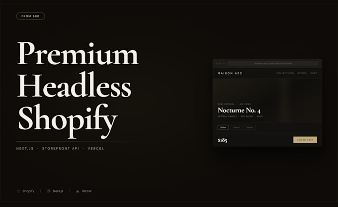 build a premium headless shopify store with nextjs