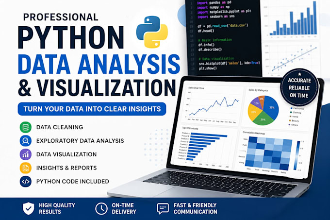 do python data analysis visualization and data cleaning