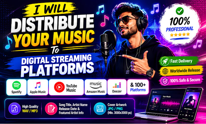distribute your music to digital streaming platforms