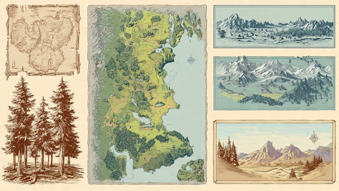 do vector map illustration and event map